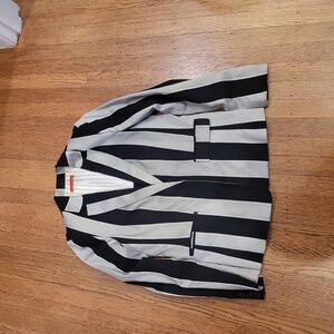 Gray and Black Blazer